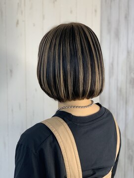 アヤメ(ayame) 【ayame大泉学園】アンブレラカラー_ブリーチヘア_ボブヘア_4