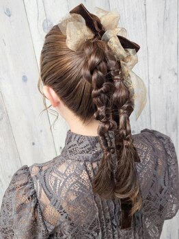 ラピスラズリ(Lapis Lazuli)の写真/【銀座通り◆ヘアセット専門店】プロの技術で華やかに☆結婚式やパーティー等…大切な一日を華やかに♪