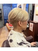 ホワイトミルクティー《センターパート》