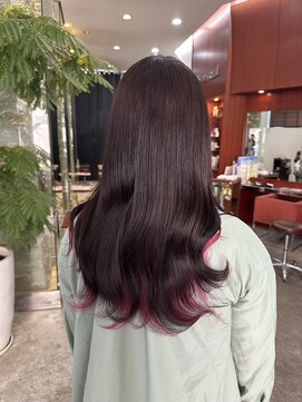 サロンド アリアンツキャナル(salon de' allianz canal) 【韓国風カラー】艶髪/ブリーチ/透明感カラー/レイヤー/髪質改善