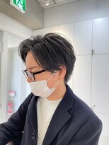 ヘアサロン ガリカ 表参道(hair salon Gallica)&nbsp;爽やかセンターパート無造作かき上げ束感ショート