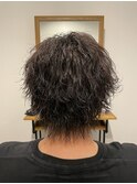 無造作パーマスタイル