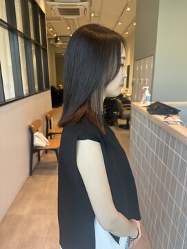 外ハネ/髪質改善/酸熱トリートメント/透明感カラー