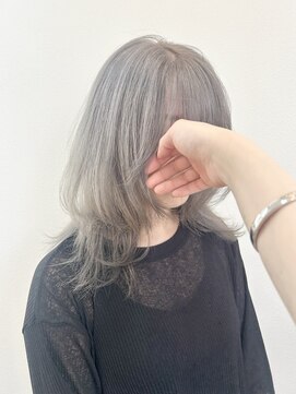 アディクト 綾瀬(ADDICT) 【ADDICT_MAYA】 グレージュ/ハッシュレイヤー/ハッシュカット