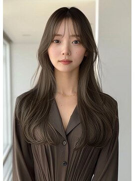 ブロウ ネックス ザ サロン 表参道(VLOW nex the salon) レイヤーカット小顔に見せるヘア透明感カラー/韓国ヘア/ロング