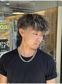MEN’S HAIR/サーフカール/刈り上げセンターパート/船橋