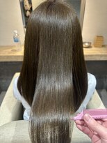 ブルーム ヘア デザイン ドゥーエ(bloom hair design due) 塚口 髪質改善カラー|赤みを消した柔らか透明感カラー