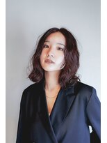 在り家 別邸(bettei) 《在り家 別邸》ミディアムヘア×ボルドーカラー