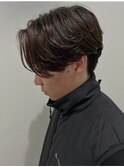 MEN’S HAIRセンターパートスパイラルパーマニュアンスパーマ