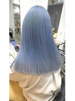 エンネ 新宿(enne) ペールブルー/ブルーカラー/髪質改善トリートメント