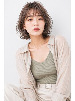 フェリアあべの(FERIA)の写真/あべの駅4分【春ヘア/顔まわり/レイヤーカット】小顔Styleの秘訣は細部まで計算◇カラーカット￥5980