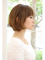 ラグエル(RAGUEL) 【30代40代50代】 黒髪でもOK厚めバングの大人ボブ