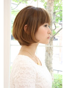 ラグエル(RAGUEL) 【30代40代50代】 黒髪でもOK厚めバングの大人ボブ