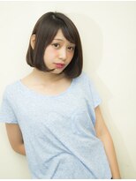 サロンドミルク 原宿(salon de MiLK)&nbsp;【salon de MiLK 原宿】大人かわいい黒髪ボブの毛先ワンカール