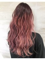 ヘアアンドビューティー クローバー(Hair&Beauty Clover) pink　gradation