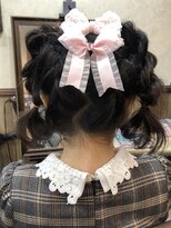 ディー エメ(D-aimer-)&nbsp;ねじリボンツインテール　【ヘアセット】