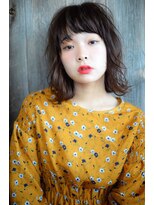 リアン(Lien)&nbsp;Lien☆厚めバング×ケアパーマ×スリークボブ　立川