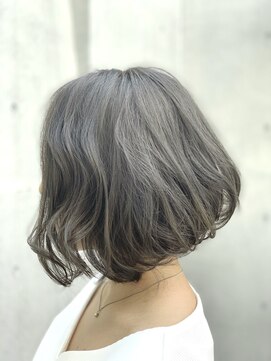 アイス(ice) 外国人風カラー/寒色系カラー/カール/グレーベージュ