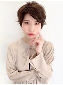 CORSObyk-two西宮北口】リアルパーマショートスタイル