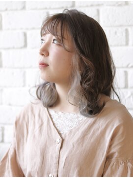 ガーデンエス 緑井店(GARDEN es) 春のイヤリングカラー＆アザと前髪