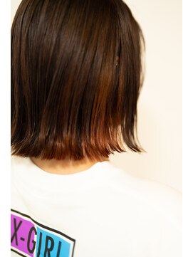 サロン マーニ(salon m ni) インナーカラー×ボブ