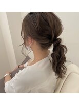 ファボ(favo.) お出かけ前に簡単アレンジ仕上げ♪