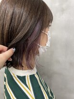 ドレスヘアーガーデン(DRESS HAIR GARDEN) インナーカラー  ×   ペールラベンダー