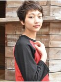 大人ガーリー・モードヘア・ハイライト・ショートヘア#草加