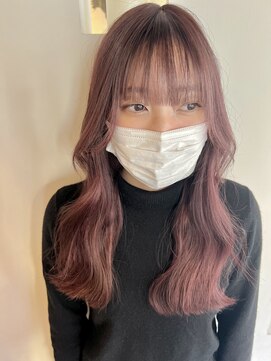 トロニー(TLONY) ピンクカラー　シールエクステ　stylist/miaki