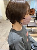 丸みショート ＊ ショートボブ【町田/ショート/透明感】