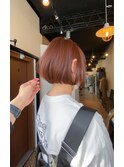 ブリーチなし・ピンクオレンジスタイル（enog）