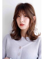 ヘアーアンドメイク エイダ(hair&make eida)&nbsp;ピンクベージュレイヤーロング　神保町/神保町駅