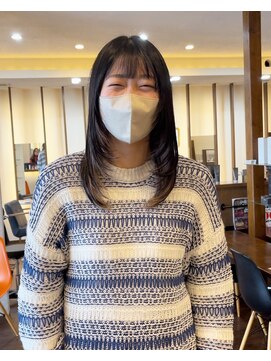 マノ ア ファト(mano a fato by design hair) ザクザクレイヤー&インナーカラー