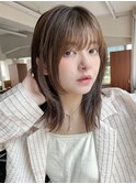くびれヘアセミディレイヤーカット