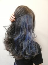 デコヘアー(DECO HAIR) デニムブルーイヤリングカラー