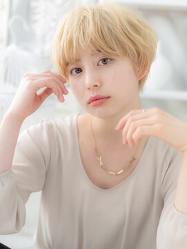 モッズヘア 越谷(mod's hair) ハイトーンカラー韓国風小顔マッシュパーマc5越谷10代20代30代