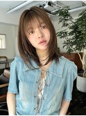 ミディアムレイヤーひし形シルエット