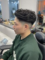 刈部倶楽舞&nbsp;ツーブロック/アップバンク/フェード　/ビジネス/ショート