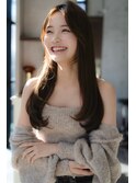 小顔レイヤー・ストレート・ワンカール・お顔まわりカット◎