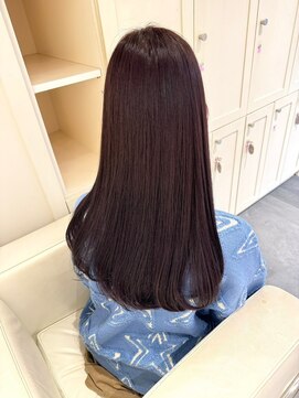ベレーザ 渋谷(BELEZA) 11400髪質改善黒髪アッシュブラックワインレッド艶髪韓国風巻き