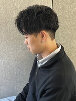 ニアウ 太田店(Niau)&nbsp;メンズナチュラルセンターパートニュアンスパーマシャドウパーマ