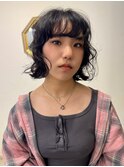 ゆるふわデジタルパーマ/ショートボブ