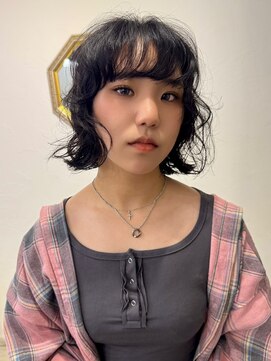 ナービス(NARVIS) ゆるふわデジタルパーマ/ショートボブ