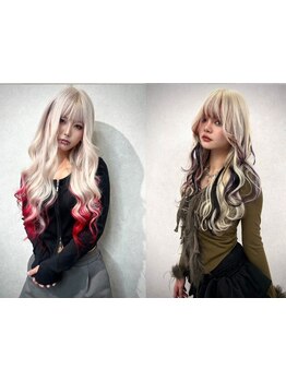 エクステ専門店×トレンドデザインカラーが人気☆最高級エクステでキレイに決まる◎