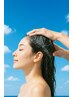 「シュワっと爽快、夏の地肌からリセット。」炭酸ヘッドスパ＋カット