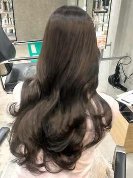 ラック(LUCK) 船橋/くすみベージュ/細めハイライト