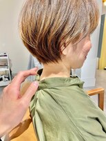 ジュベ 別府店(juve.)&nbsp;別府ショートボブ顔まわりレイヤーカット髪質改善カラー30代