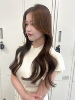 アリュウル 表参道 青山(Allure)&nbsp;ブリーチなし透明感カラー＊マロンベージュ/ミルクベージュ