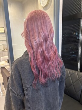 ソワン ドゥ ブレス 今里店(soin de brace) ピンクグラデーション×エンドカラー