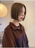 ハイトーンボブ/ミルクティーベージュ